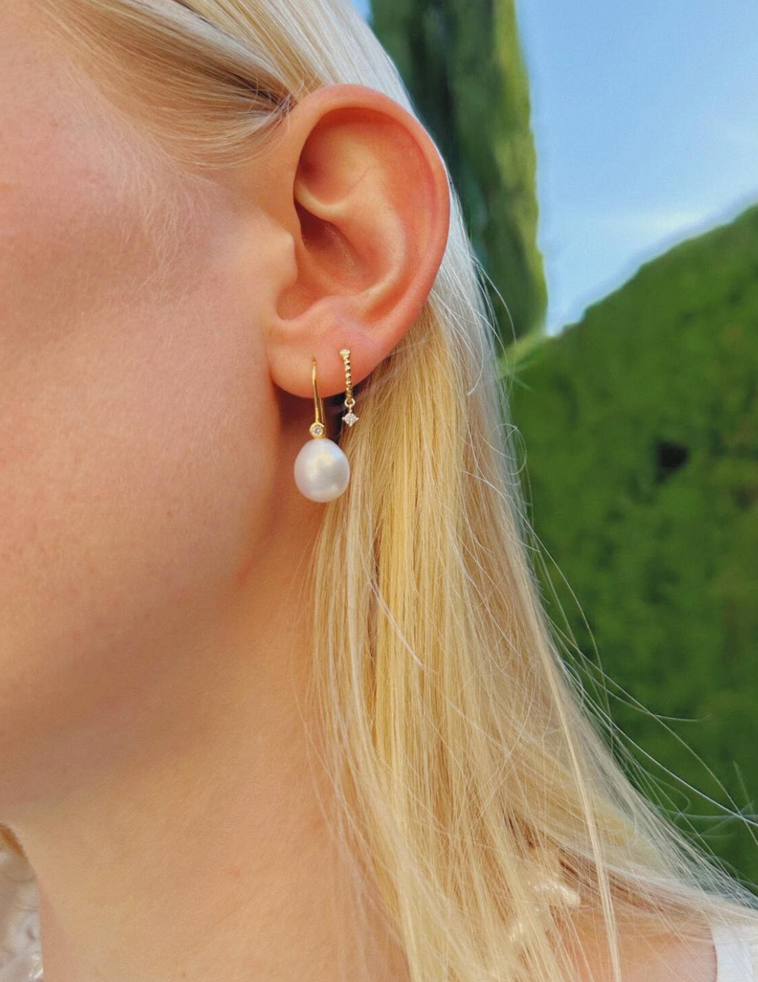 ekorbit Pearl & Diamond øreringe