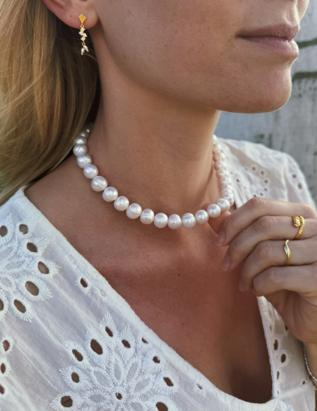Chunky freshwater pearl
