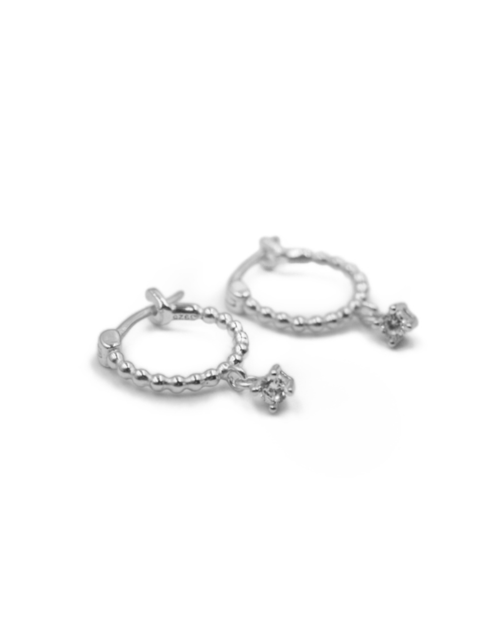 Zirkonia Stone Hoops
