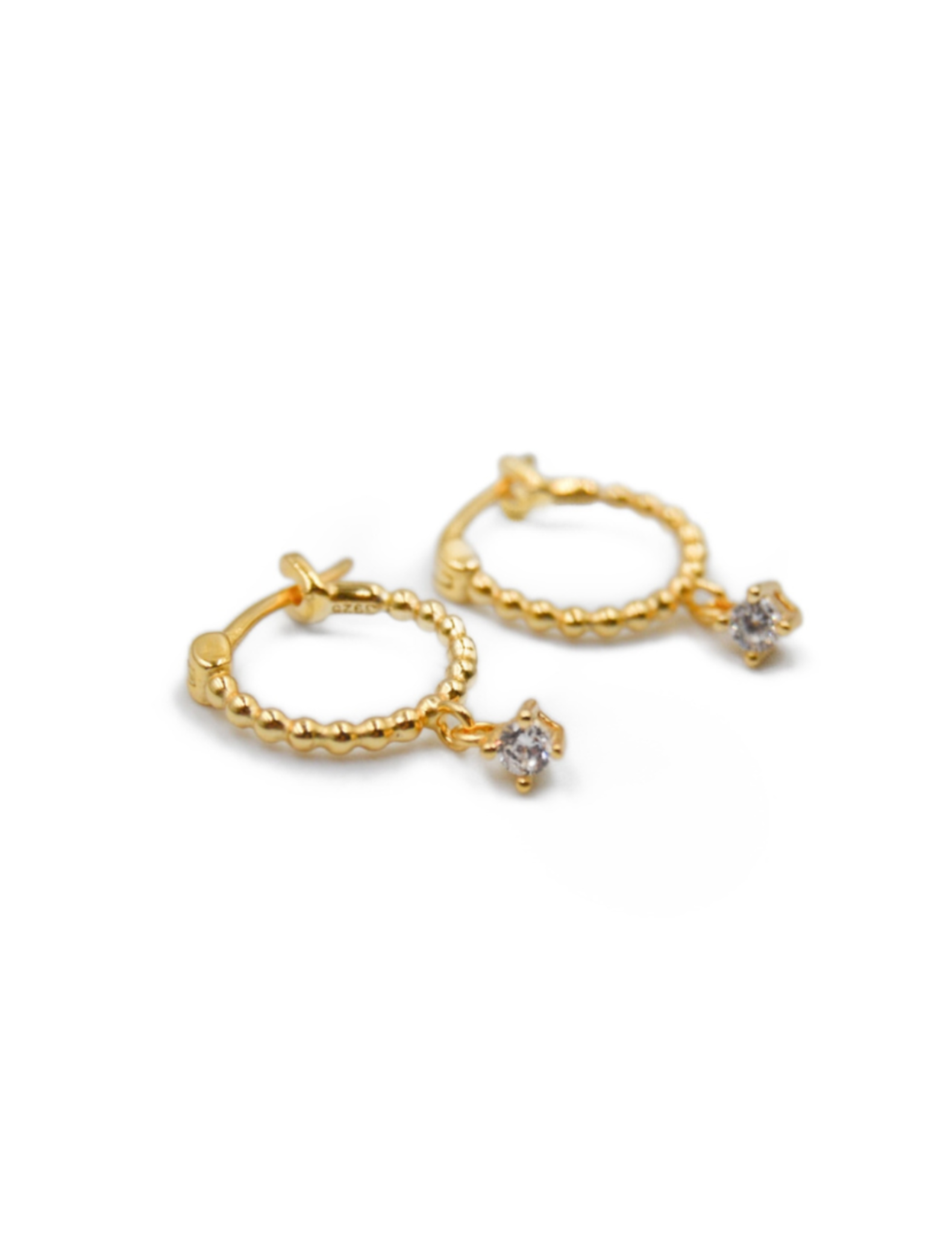 Zirkonia Stone Hoops